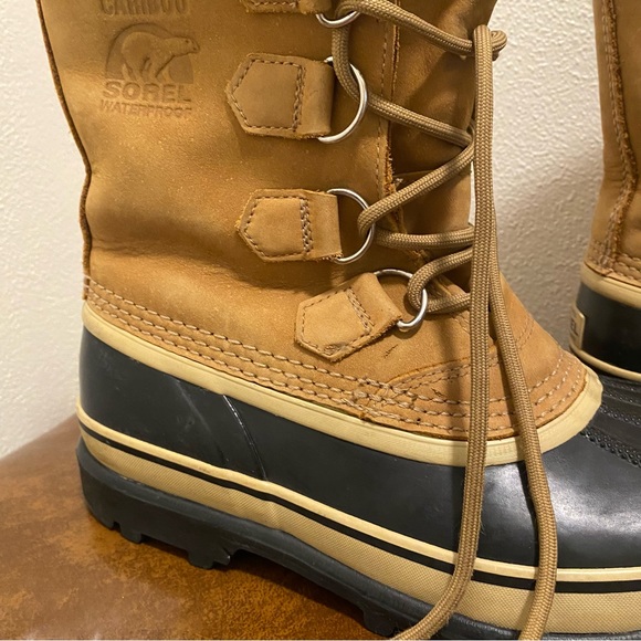 Sorel Women’s Caribou Insulated Waterproof Winter / Snow Boots Size 8 - Picture 10 of 12